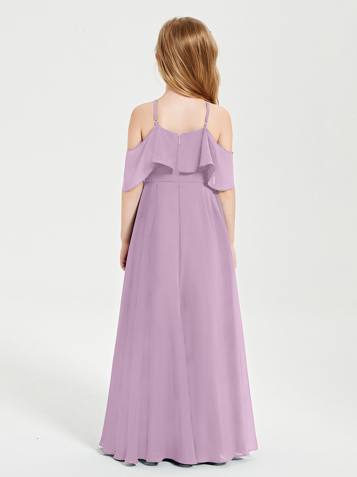 Off-the-Shoulder Long Dresses for Junior Bridesmaids Wisteria